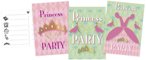 uitnodigingen prinses
